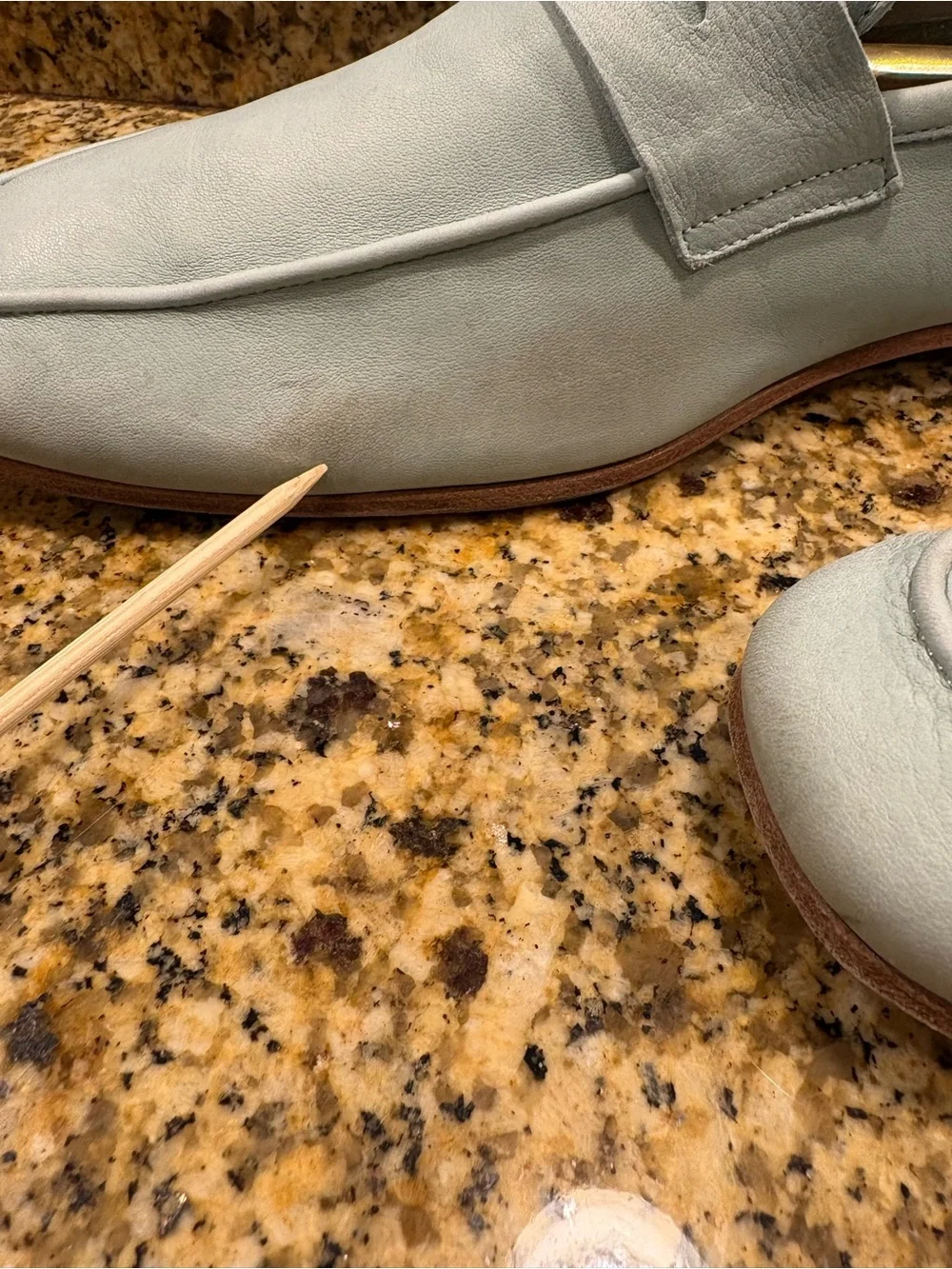 Paul Smith Calfskin Nubuk Leather Men’s Penny Loafers Size 11 Mint Green
